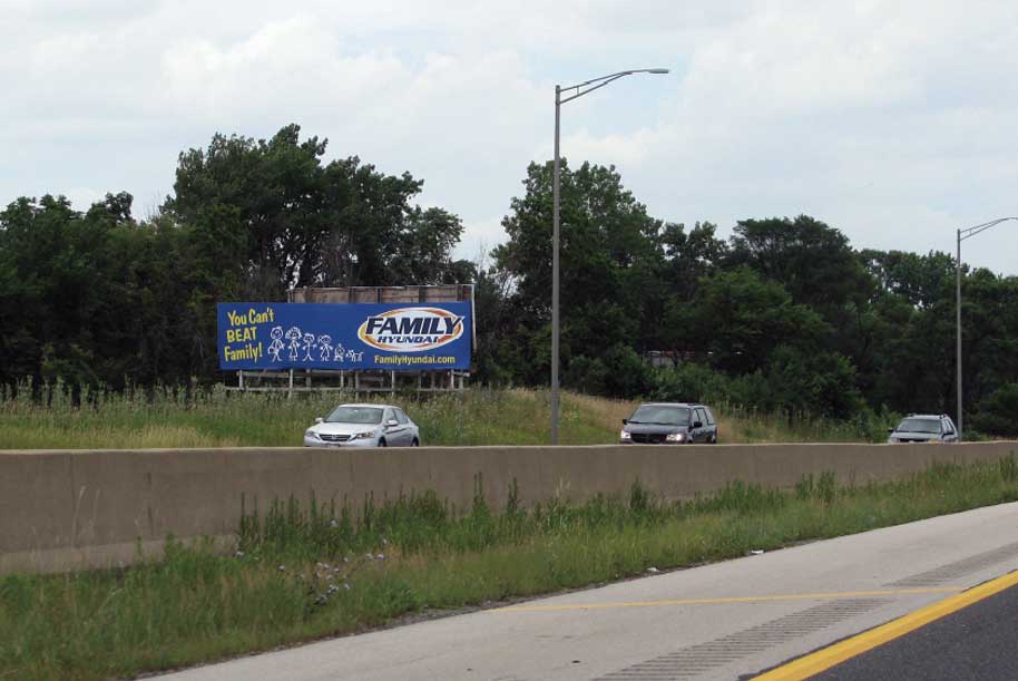 Billboard at East side of I-57 North of 175th St.