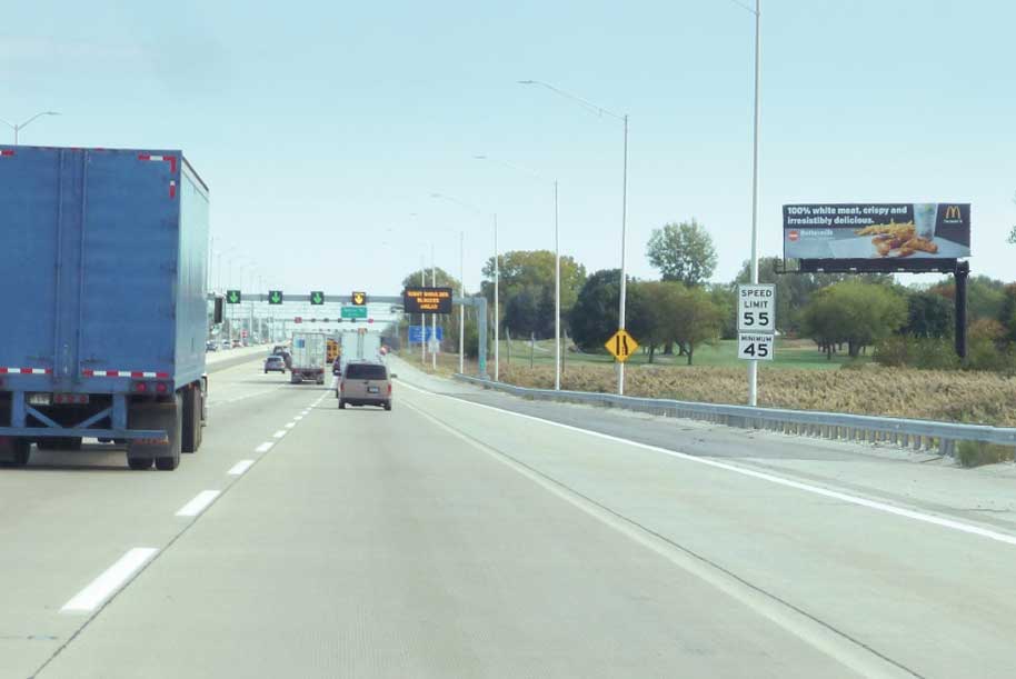 Billboard at South side of I-90 (NW Toll Road) East of Barrington Rd.