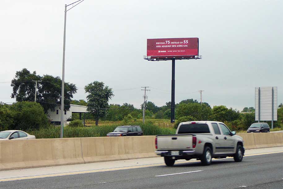 Billboard atEast side of I-57 North of 174th St. Facing North
