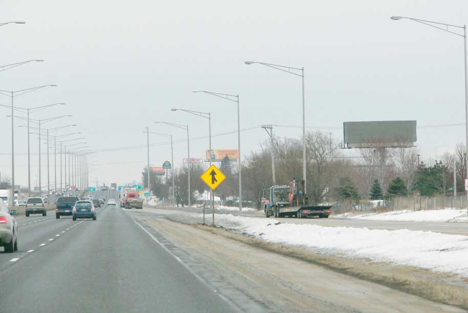 Billboard at South side of I-55 South of Route 53