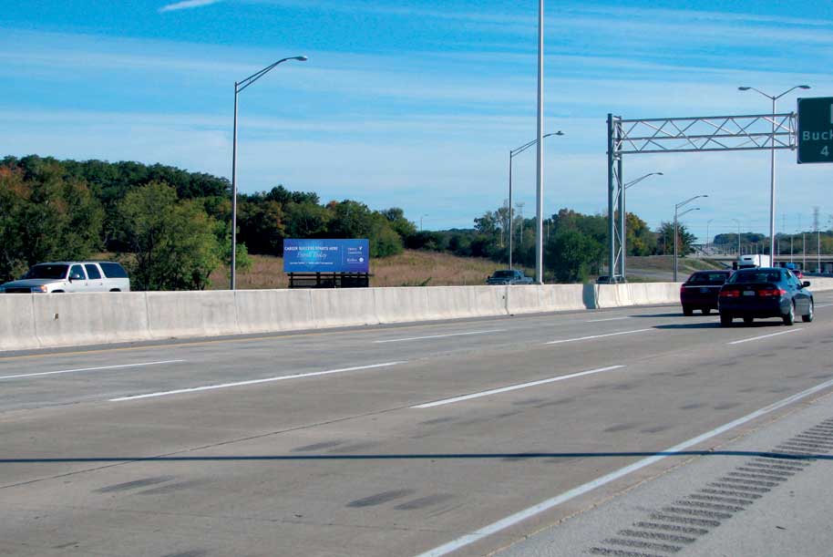 Billboard at I-294 (Tri-State Tollway) South of Grand Ave. (Rt.132)