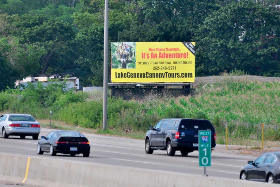 Billboard at I-294 (Tri-State Tollway) South of Grand Ave. (Rt.132)