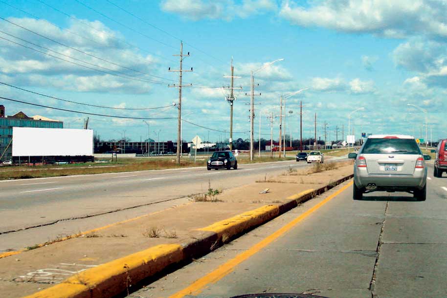 Billboard at West side of Halsted 1/2 mi. South of I-80