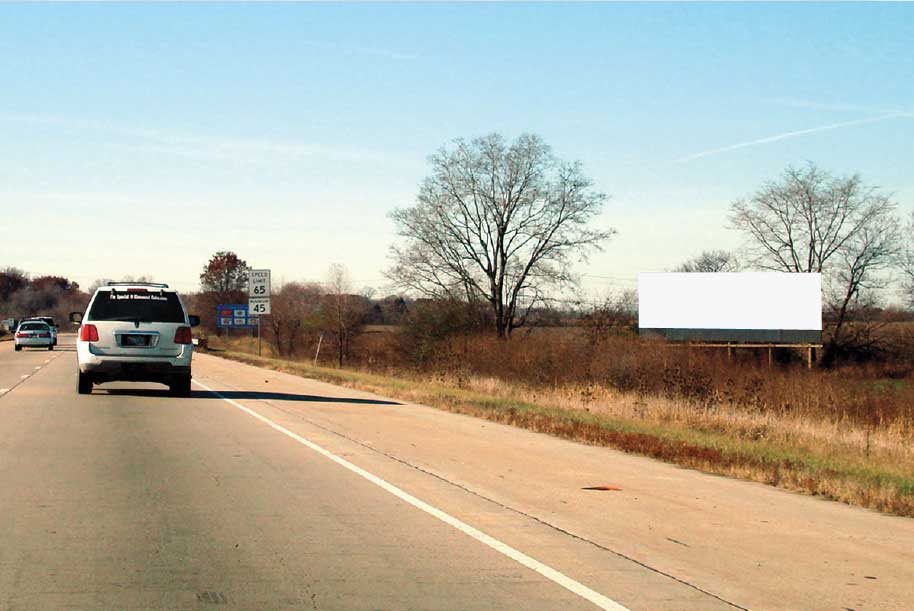 Billboard at North side of I-80 West of Maple Rd.